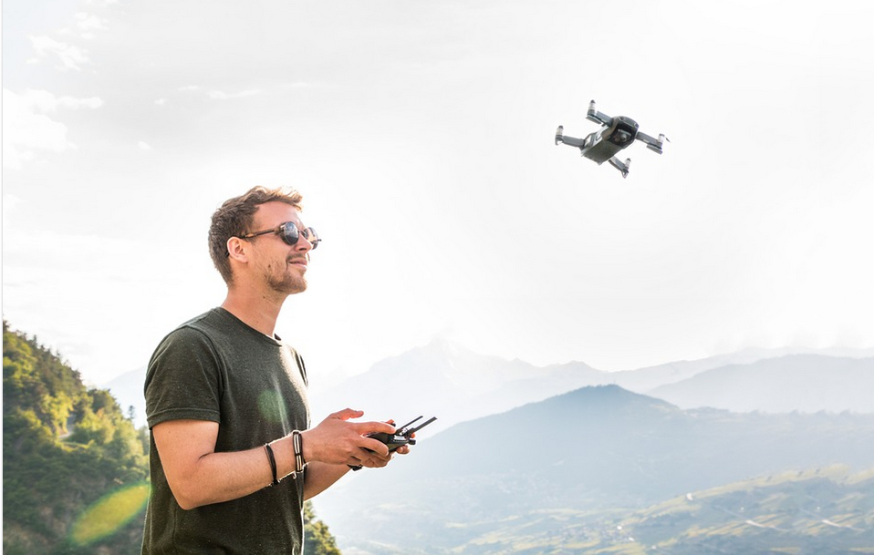 the range of the drone